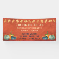 Fall Harvest Pumpkin Trunk oder Leckerei