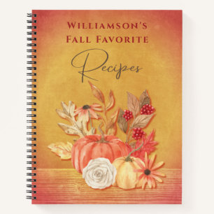 Fall Harvest Pumpkins Family Erntedank Rezepte Notizbuch