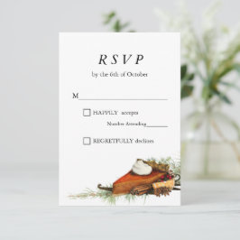 Fall Harvest Response Card RSVP Karte