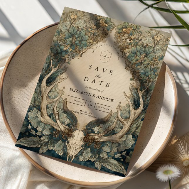 Fall Harvest Woodland Wedding Save The Date (Von Creator hochgeladen)