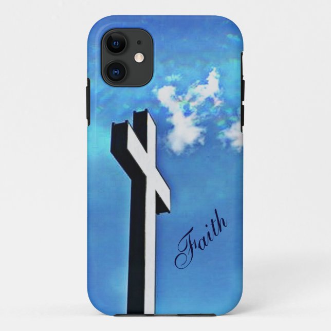 Fall "Heiliges Cross Blue Skies iPhone 5" Case-Mate iPhone Hülle (Rückseite)