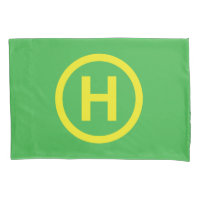Fall Helipad Sign Pillow