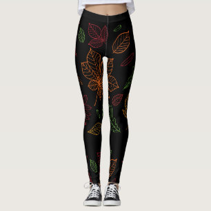 Fall-/Herbst-Blätter Leggings