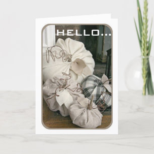 FALL/HERBST JEDEN ANLASS GREETING CARD ERWACHSENER FEIERTAGSKARTE