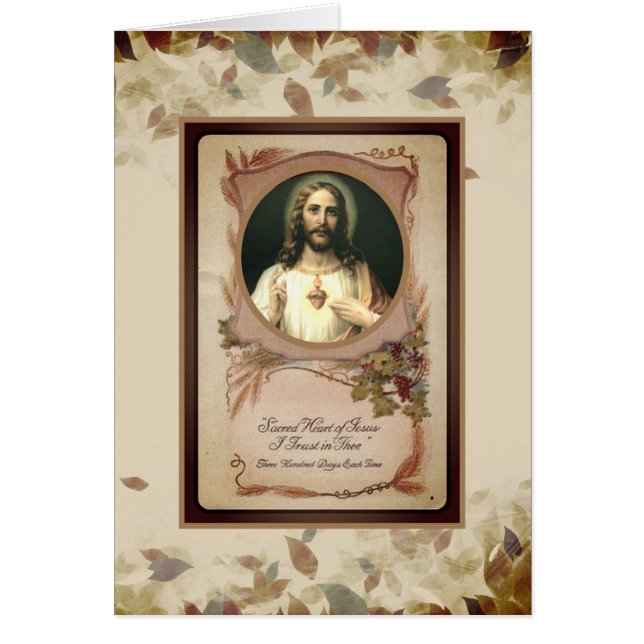 Fall-Herbst verlässt heiliges Herz von Jesus (Vorne)