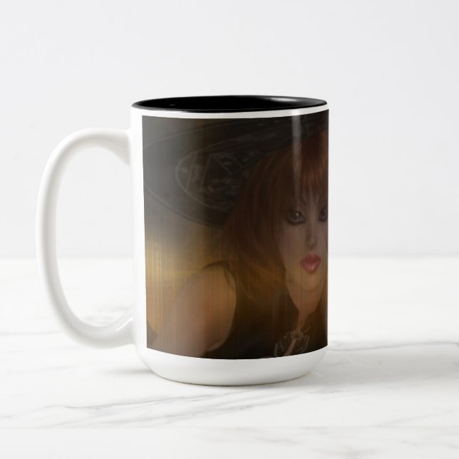 Fall Hexe Design 2 Tasse (Links)