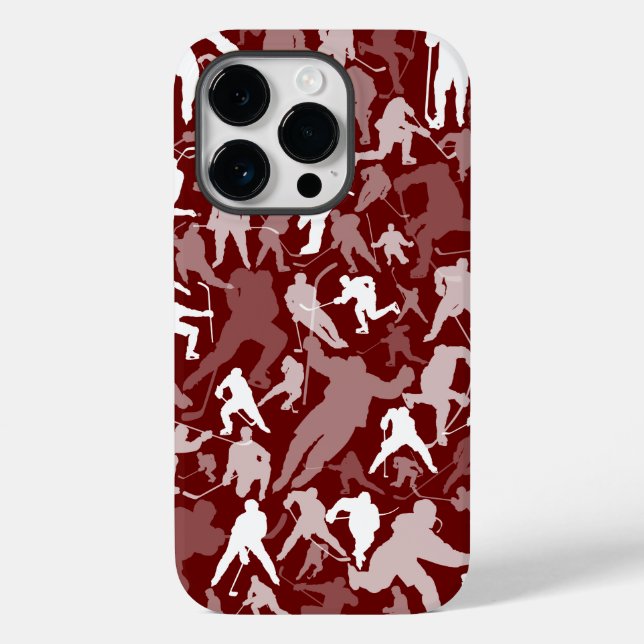 Fall Hockey Player Muster Case-Mate iPhone Hülle (Rückseite)