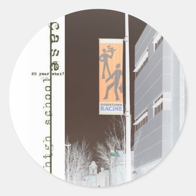 Fall HS-Klasse von 1988 Wiedersehen Runder Aufkleber (Vorderseite)