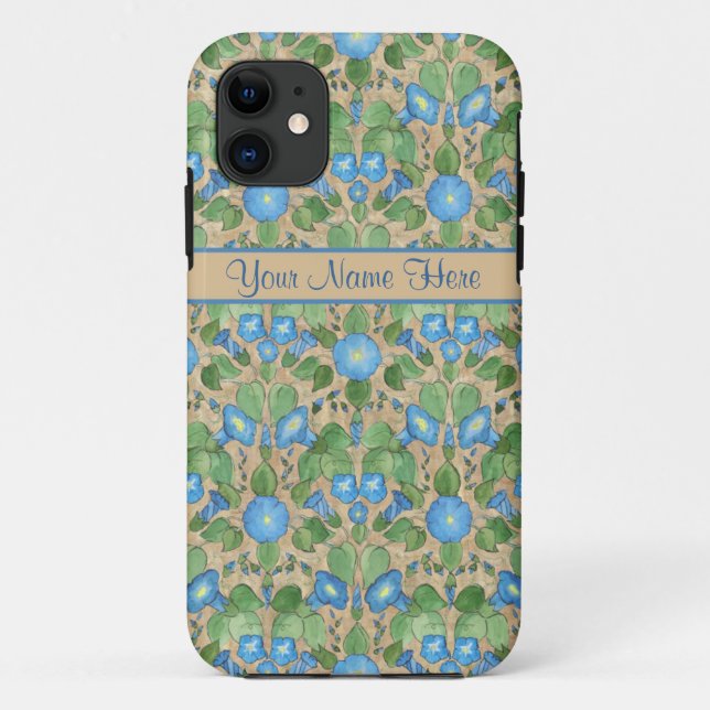 Fall "hübsch Blue Morning Glory" Xtreme 5/5 Case-Mate iPhone Hülle (Rückseite)