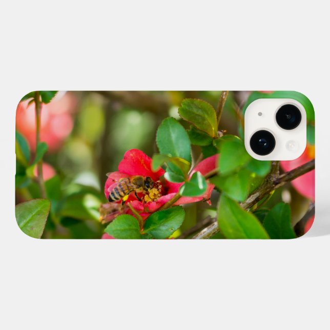 Fall Hummeln und Azalea iPhone Case-Mate iPhone Hülle (Rückseite (Horizontal))