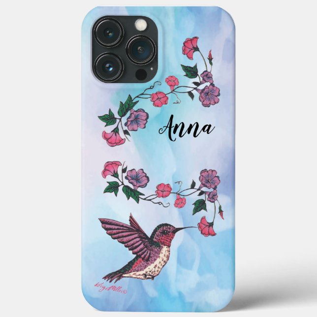 Fall Hummingbird iPhone Case-Mate iPhone Hülle (Rückseite)