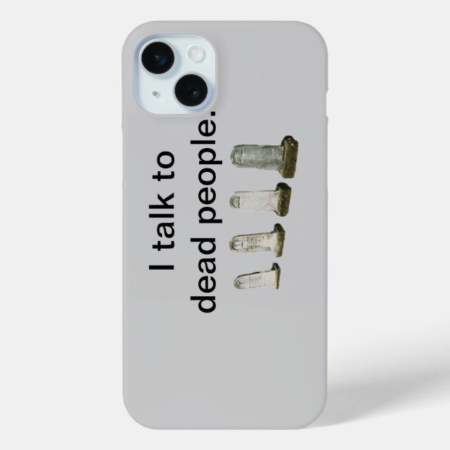 Fall - Ich spreche mit toten Menschen Case-Mate iPhone Hülle (Rückseite)