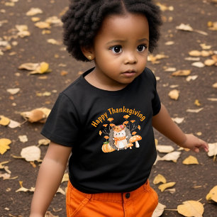 Fall Igel glücklich Thanksgiving Kleinkind T - Shi T-shirt