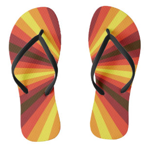 Fall Illusion Flip Flops