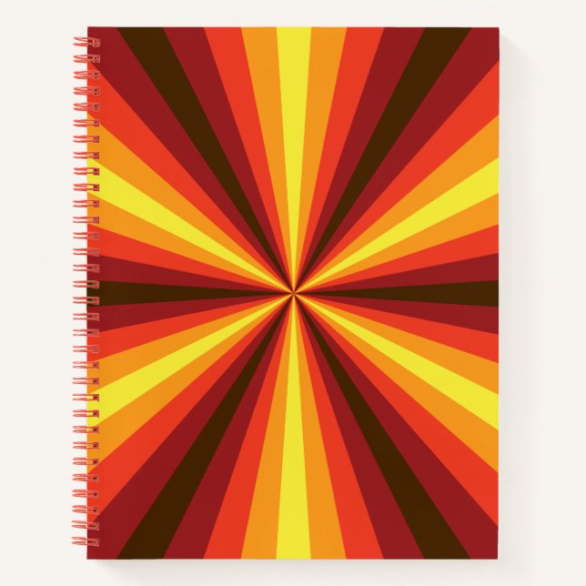 Fall Illusion Spirale Notebook Notizbuch (Vorderseite)