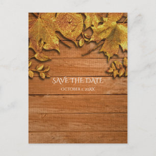Fall Imitate Golden Leaf Kunst, Dichtung und Musik Ankündigungspostkarte