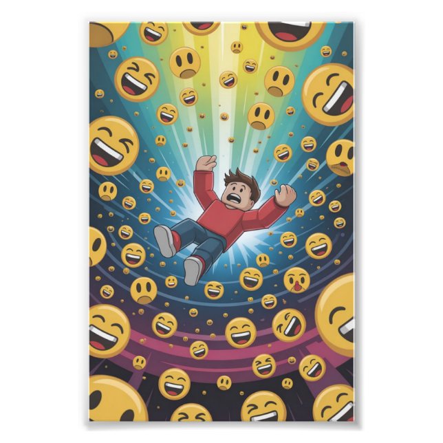 Fall in bubble  fotodruck (Vorne)