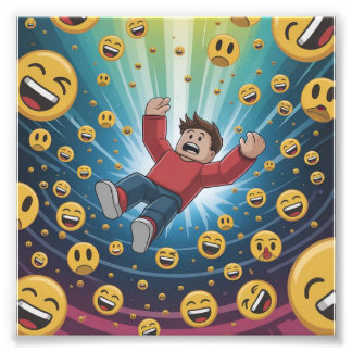 Fall in bubble  fotodruck