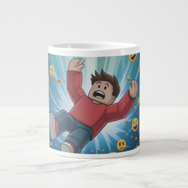 Fall in bubble  Jumbo-Tasse (Vorderseite)