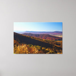 Fall in das Shenandoah Valley, Virginia Leinwanddruck