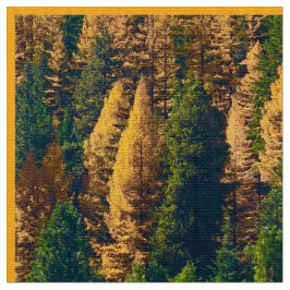 Fall in den Bergen Stoff