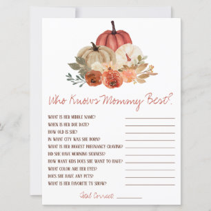Fall in der Liebe, die Mama das beste Baby Shower  Einladung