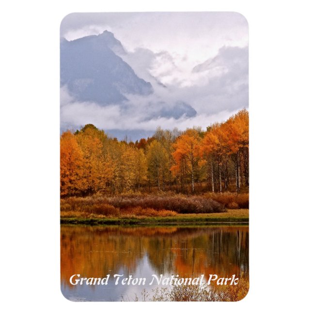 FALL IN GRAND TETON NATIONAL PARK MAGNET (Vertikal)