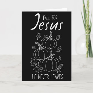 Fall in Jesus' Arme, Er Verlässt Dich Nie Christli Karte