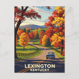 Fall in Lexington Kentucky Postcard Postkarte