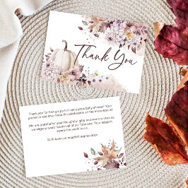 Fall in Liebe Babydusche boho Kürbis danke