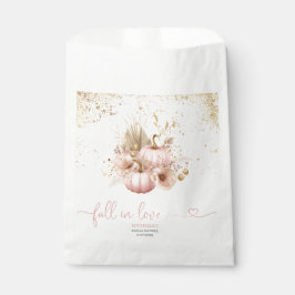 Fall in Liebe Brautparty Danke Pumpkin Geschenktütchen