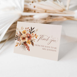 Fall in Liebe Brautparty Vielen Dank Dankeskarte