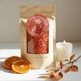 Fall in Liebe Brautparty Vielen Dank Runder Aufkleber