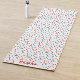 "Fall in Liebe mit Wandel" Doppelseitiger Yogamatt Yogamatte