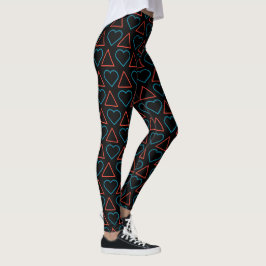 "Fall in Liebe mit Wandel" MusterLeggings Leggings