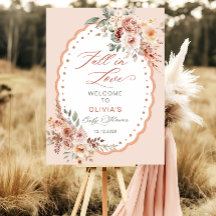 Fall in Love Boho Baby Shower Welcome