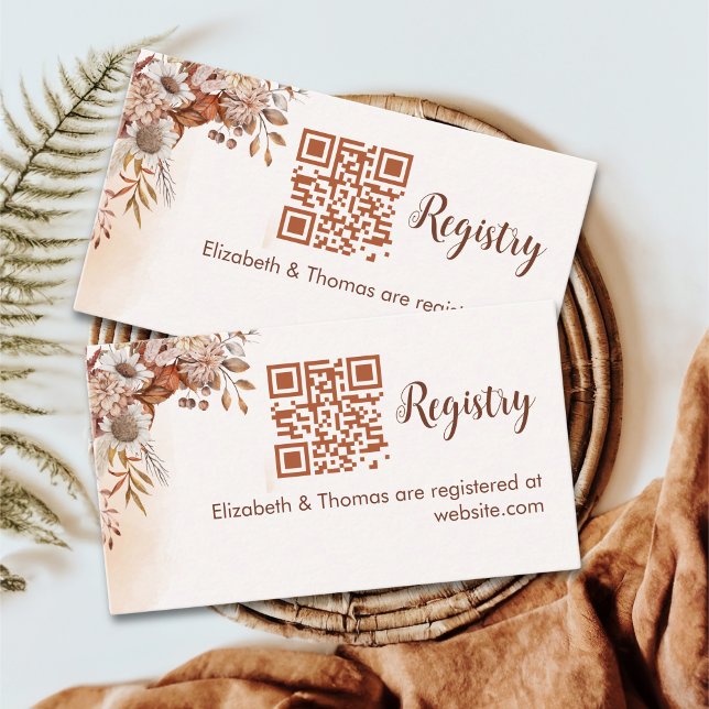 Fall in Love Fall Bridal Shower Begleitkarte (Von Creator hochgeladen)