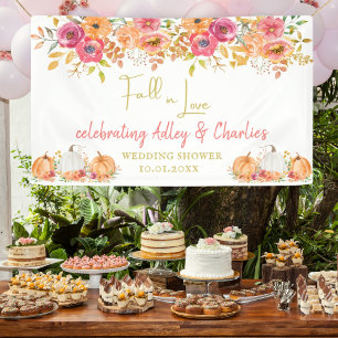 Fall in Love Hochzeit oder Dusche Willkommensbanne Banner