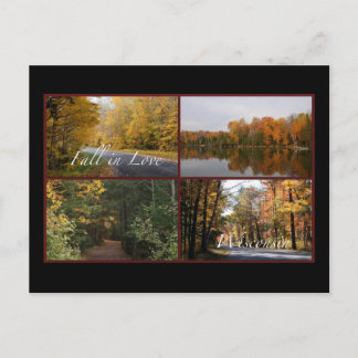 Fall in Love Wisconsin 2 Postkarte
