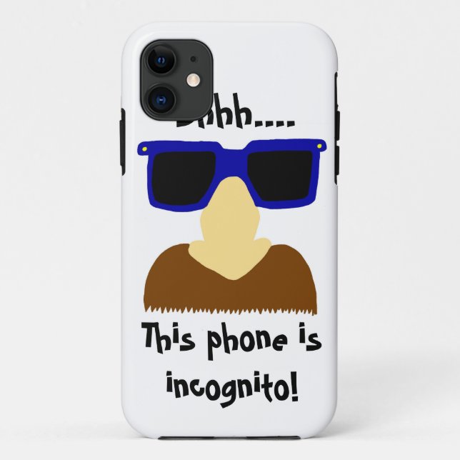 Fall Incognito Mustache & Glasses iPhone 5 Case-Mate iPhone Hülle (Rückseite)