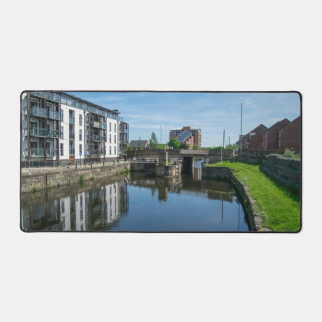 Fall Ings Lock, Wakefield Schreibtischunterlage (Vorderseite)