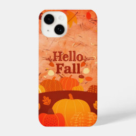 Fall iPhone 14 Slim Fit Case, Glossy Hülle