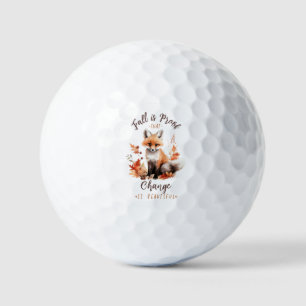 Fall Is Proof That Change is Beautiful Golfball