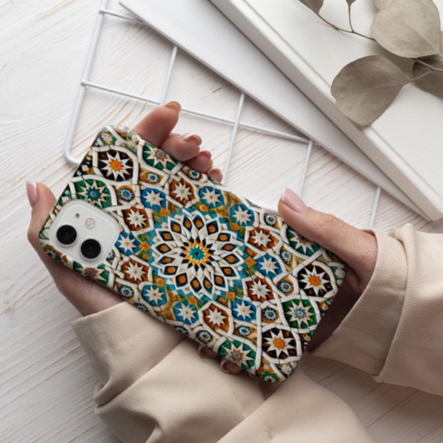 Fall islamisches Mosaik geometrisch Case-Mate iPhone Hülle (Von Creator hochgeladen)