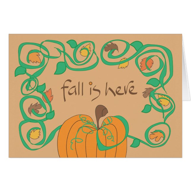 Fall ist hier (Vorderseite (Horizontal))
