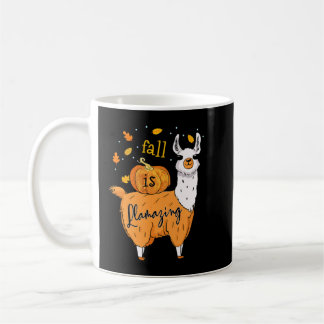 Fall ist Llamazazing Funny Llama Alpaca Halloween  Kaffeetasse