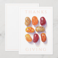 FALL JELLY BEANS 12x18 Erntedank Flachkarte