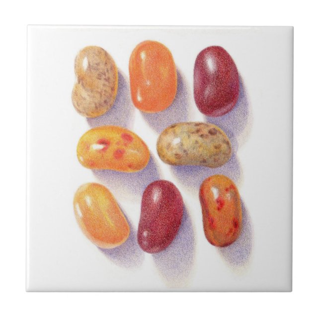 FALL JELLY BEANS 4,25x4,25 Keramik Tile Fliese (Vorderseite)