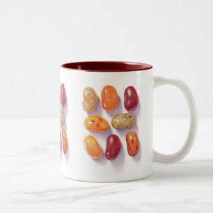 FALL JELLY BEANS Maroon Zwei-Tone-Tasse Zweifarbige Tasse