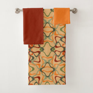 Fall Kaleidoskop Badhandtuch Set